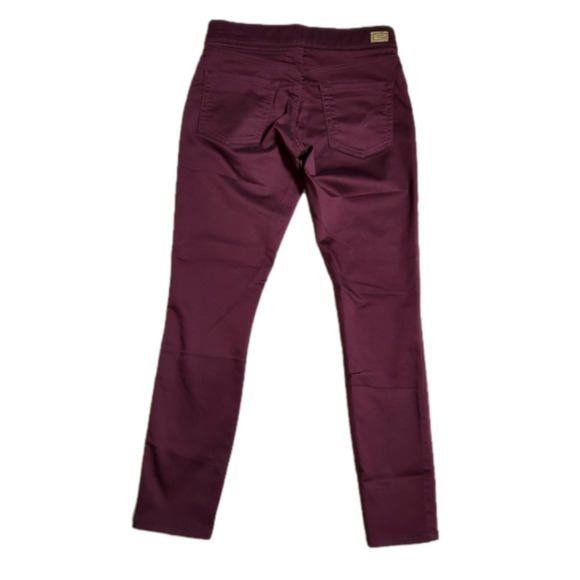 𝅺Pants Burgundy Skinny shapping pants Cotton blend SIGNATURE LEVI STRAUSS GOLD - Picture 3 of 11